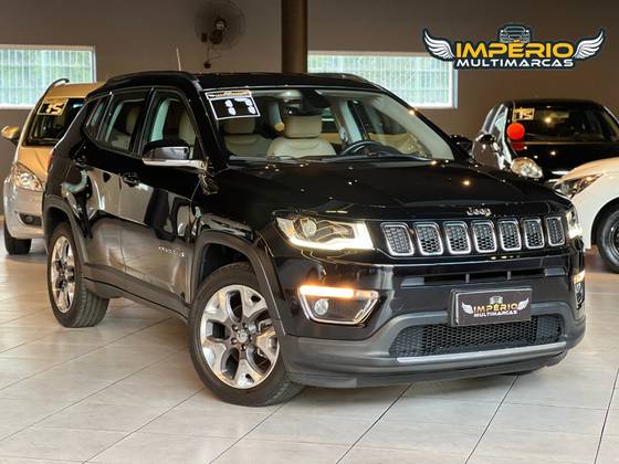 JEEP COMPASS 2.0 16V FLEX LIMITED AUTOMÁTICO JEEP COMPASS 2.0 16V FLEX LIMITED AUTOMÁTICO